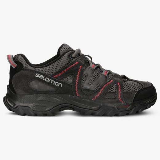 Salomon buty trekkingowe damskie czarne bez wzorów sportowe 