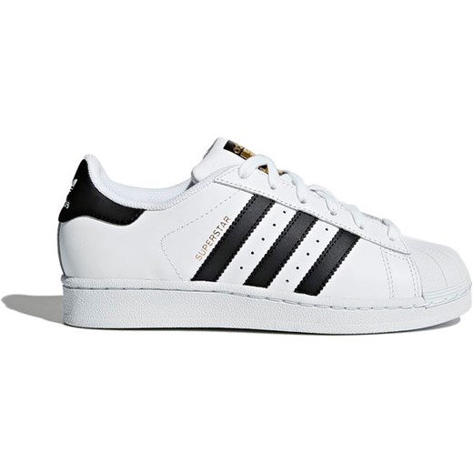 Buty sportowe dziecięce białe Adidas Originals na wiosnę sznurowane 