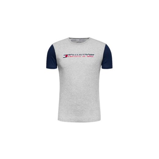 T-shirt męski Tommy Sport z krótkim rękawem z napisami 