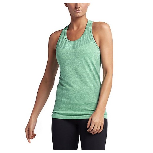 Nike – damski Tank Dri-Fit Dzianina Tank, zielony, L