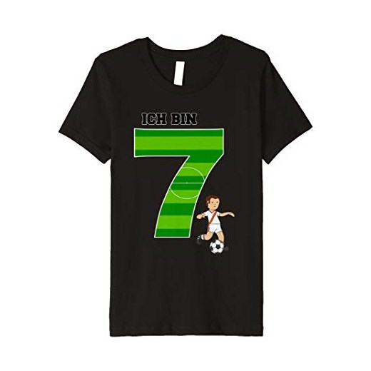 T-shirt chłopięce Fussball T-shirts Zum Geburtstag z krótkim rękawem z nadrukami 