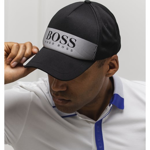 Boss Athleisure czapka z daszkiem męska z napisem 
