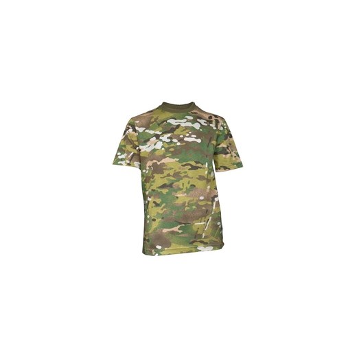 T-shirt męski Haasta z krótkim rękawem w militarnym stylu moro 
