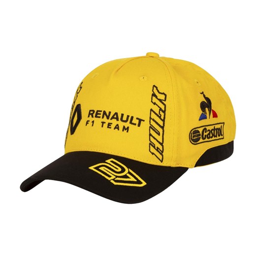 Czapka baseballowa Hulkenberg żółta Renault F1 2019  Renault F1 uniwersalny gadzetyrajdowe.pl