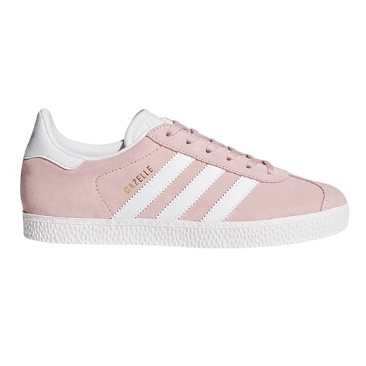 Trampki damskie Adidas gazelle sznurowane bez wzorów 