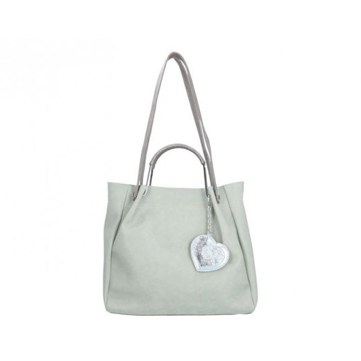 Shopper bag Chiara Design elegancka z breloczkiem duża 
