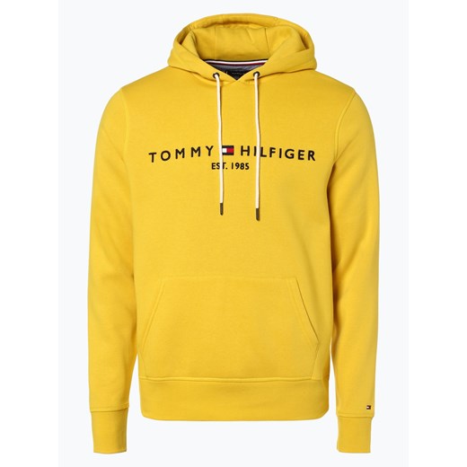 Tommy Hilfiger - Męska bluza nierozpinana, żółty Tommy Hilfiger  S vangraaf