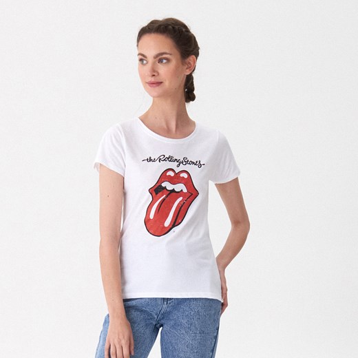 House - Koszulka The Rolling Stones - Biały House  M 