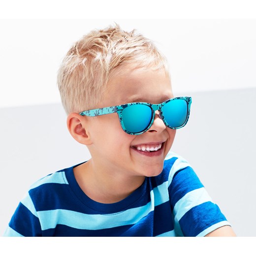 Okulary przeciwsłoneczne dziecięce Tchibo niebieskie 