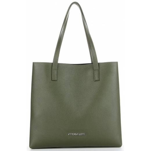 Shopper bag Vittoria Gotti na ramię elegancka matowa duża 