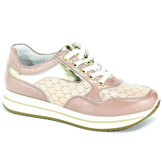 Buty sportowe damskie Igi&amp;Co w stylu casual na platformie ze skóry wiązane 