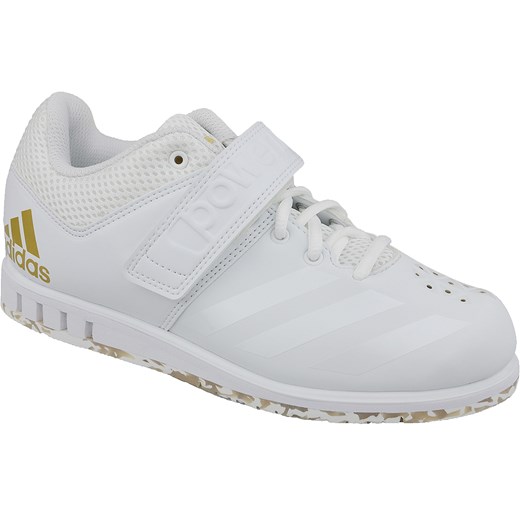 Białe buty sportowe męskie Adidas skórzane 