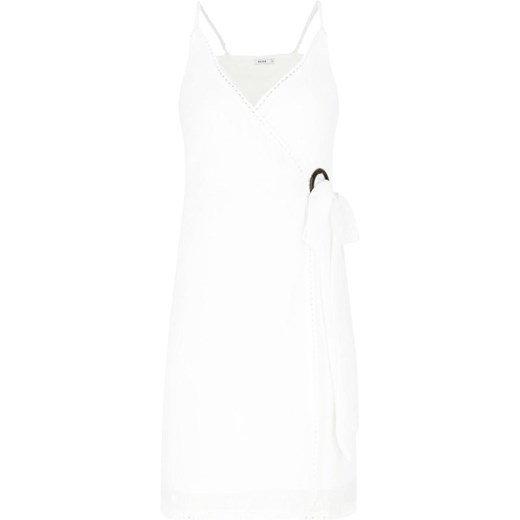 Sukienka biała NA-KD na ramiączkach prosta 