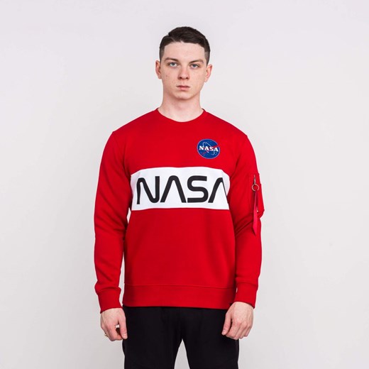 Sweter męski Alpha Industries z napisami 