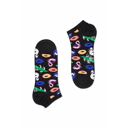 Skarpetki damskie Happy Socks w abstrakcyjnym wzorze wielokolorowe casual 