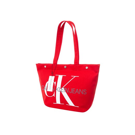 Shopper bag czerwona Calvin Klein 