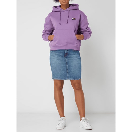 Bluza damska Tommy Jeans bez wzorów krótka 
