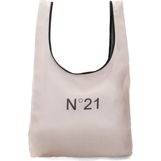 Shopper bag N21 na ramię różowa młodzieżowa mieszcząca a8 