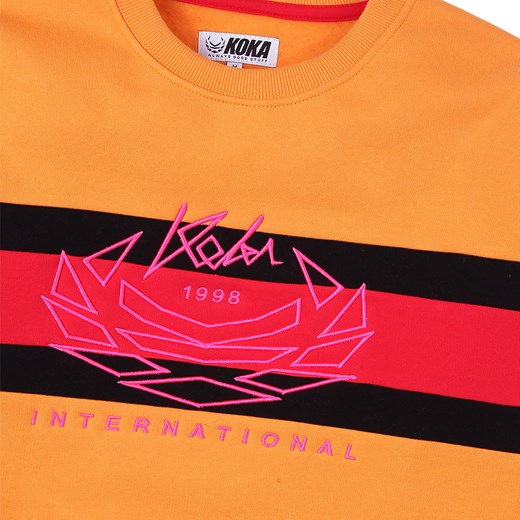 KOKA CREWNECK SCREEN ORANGE Koka  L 4elementy