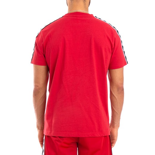T-shirt męski Kappa z krótkimi rękawami na lato bawełniany 