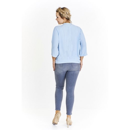 Niebieska bluzka damska Kmx Fashion casual 