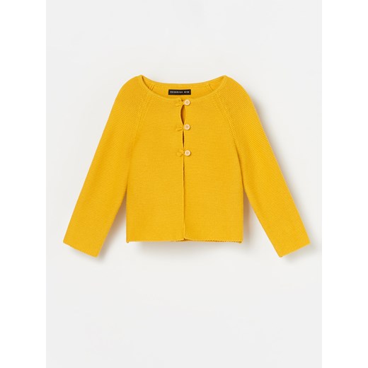 Reserved - Bawełniany sweter - Żółty  Reserved 98 