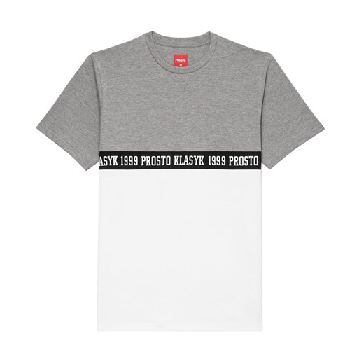 T-shirt męski Prosto. z krótkimi rękawami z bawełny 