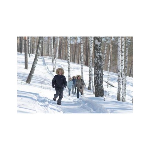 Buty turystyczne zimowe SH500 warm mid dla dzieci niebieskie
