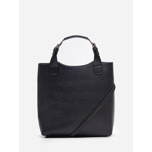 Shopper bag czarna House elegancka matowa 