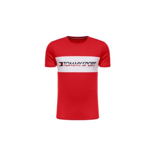 Tommy Hilfiger T-Shirt Logo Driver S20S200082 Czerwony Regular Fit