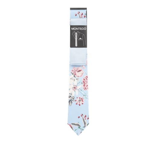 Krawat i poszetka w zestawie  Montego One Size Peek&Cloppenburg 