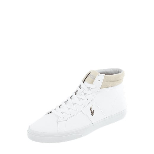 Sneakersy wysokie z tkaniny z wyhaftowanym logo  Polo Ralph Lauren 45 Peek&Cloppenburg 