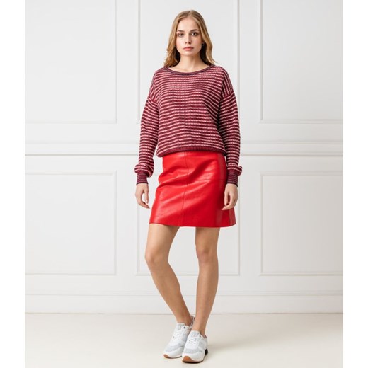 Sweter damski Pepe Jeans czerwony 