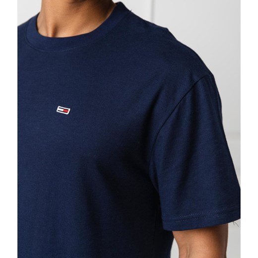 T-shirt męski Tommy Jeans z krótkim rękawem gładki 