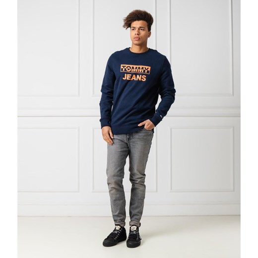 Bluza męska Tommy Jeans w stylu młodzieżowym z napisami na jesień 