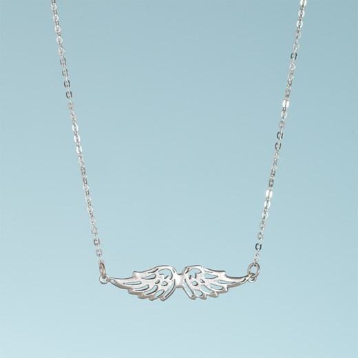 Łańcuszek ze skrzydłami srebrny