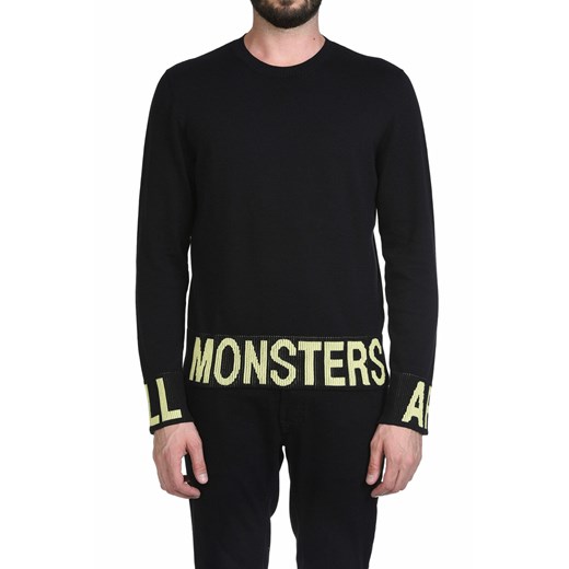 Sweter "All monsters are human" - Just Cavalli L 900   M dantestore.pl