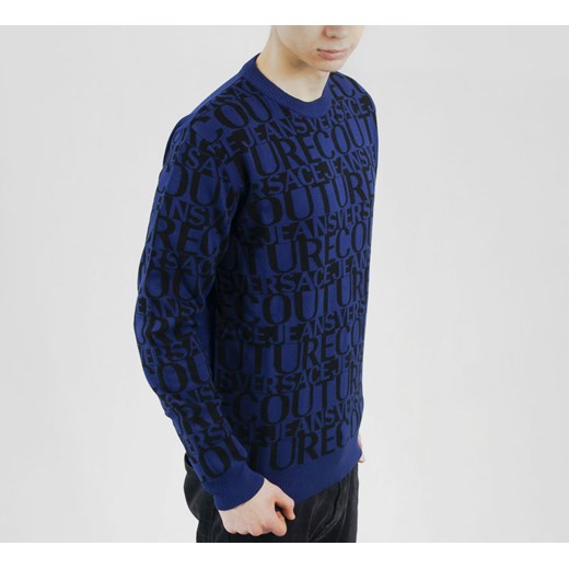 Sweter z printem - Versace Jeans Couture XL LZ1   XL dantestore.pl