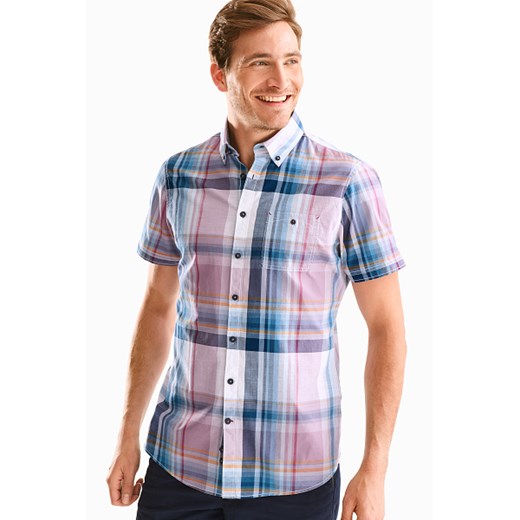 Koszula męska Westbury Premium z krótkim rękawem w kratkę 