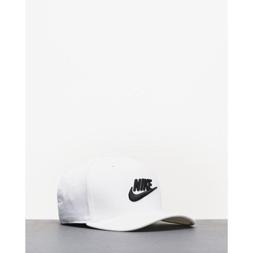 Nike czapka z daszkiem męska biała z haftem 