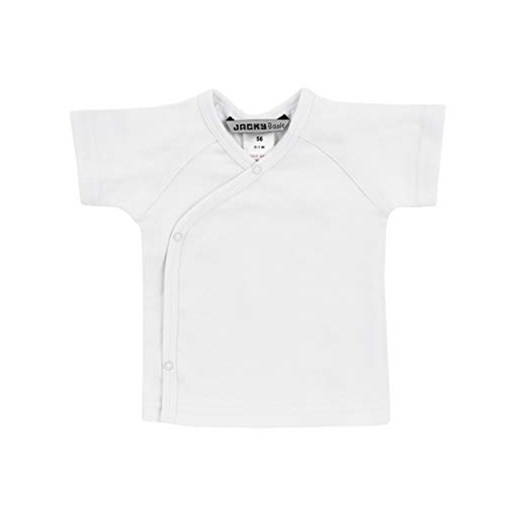 Jacky Unisex dziecięca koszulka z krótkim rękawem z pidżamą, basic, (biały 1000), 56