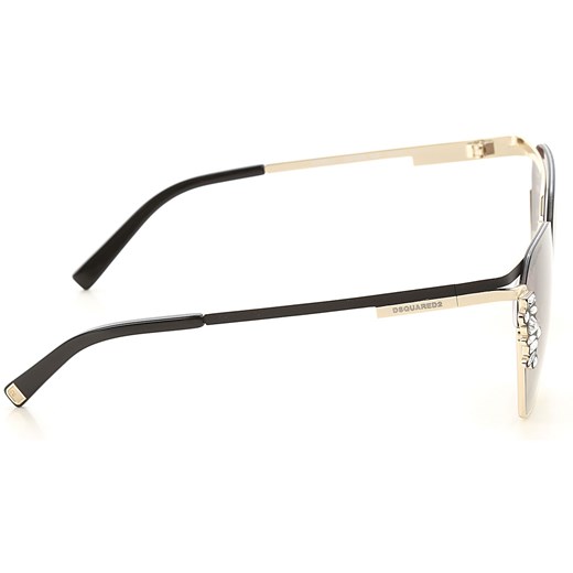 Dsquared Okulary Przeciwsłoneczne Na Wyprzedaży, czarny, 2019 Dsquared2  One Size okazja RAFFAELLO NETWORK 