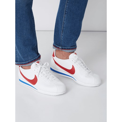 Buty sportowe męskie Nike cortez białe sznurowane 