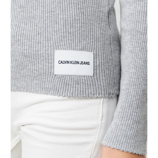 Calvin Klein Jeans Sweter | Regular Fit | z dodatkiem wełny Calvin Klein  M Gomez Fashion Store