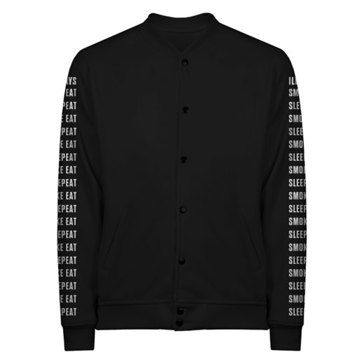 Bluza męska Urbanpatrol czarna młodzieżowa w abstrakcyjne wzory 