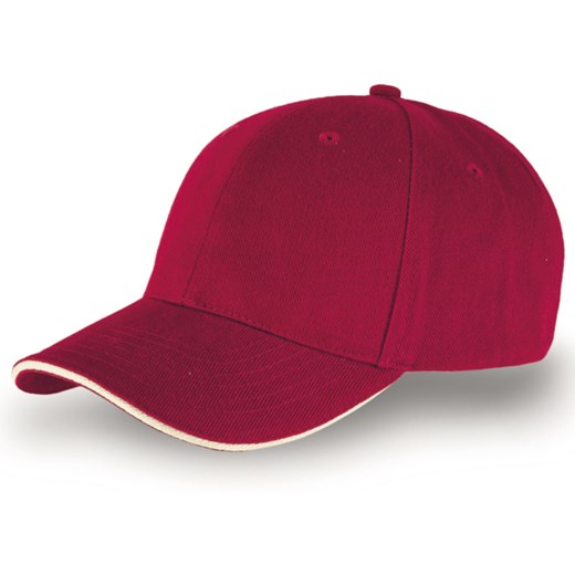 Liberty Sandwich Bordo - czapka z daszkiem czapki-co czerwony bawełniane