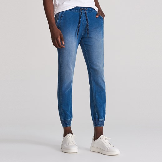 Reserved - Spodnie jeansowe jogger - Niebieski  Reserved 34 