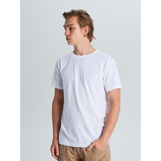 T-shirt męski Cropp bez wzorów z krótkimi rękawami casual 