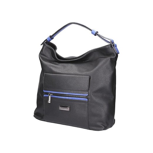 Shopper bag Pierre Cardin bez dodatków czarna duża 