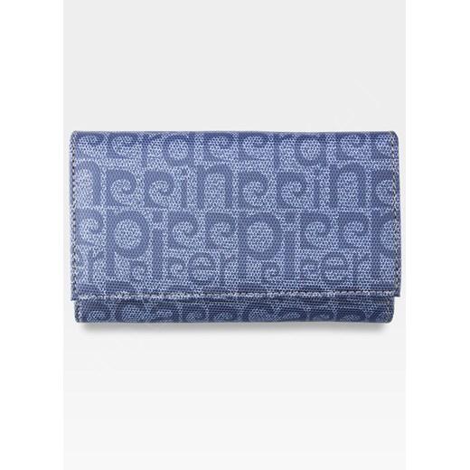Niebieski portfel damski Pierre Cardin elegancki 